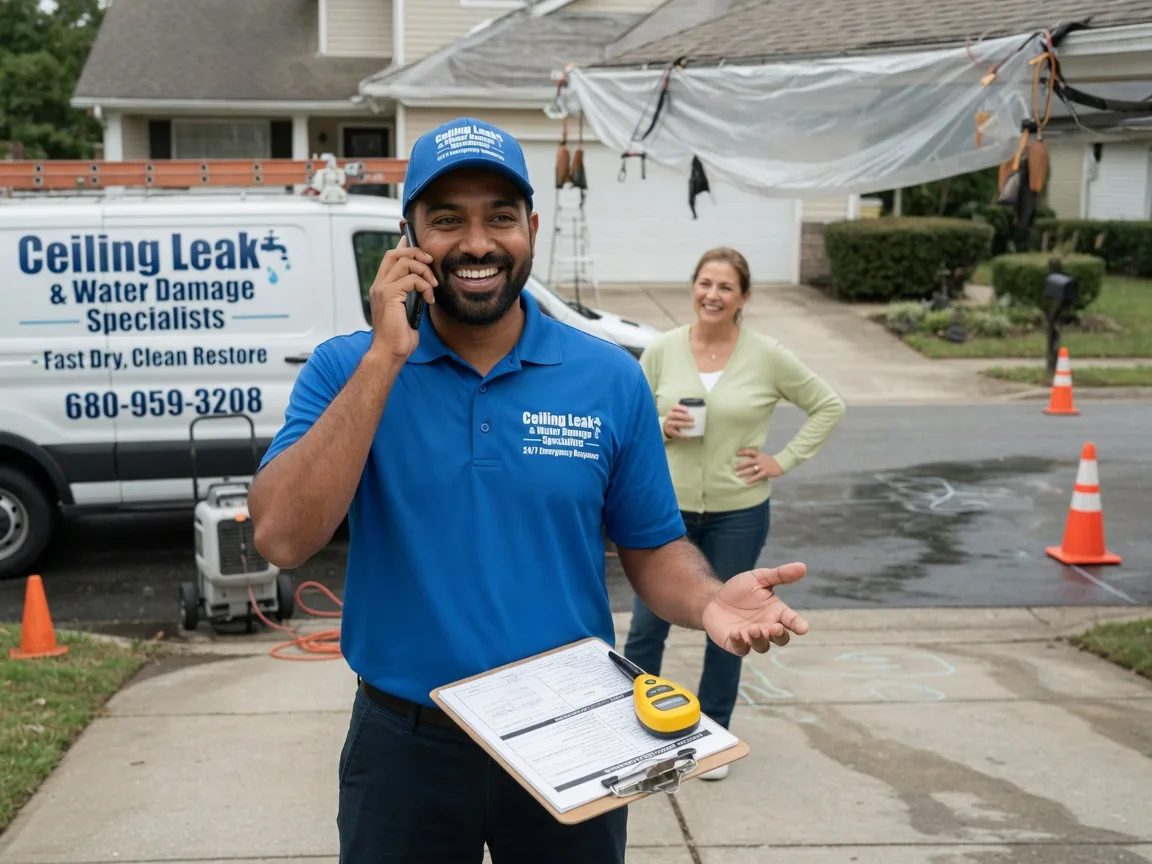 Ceiling Leak Cleanup Center Point, LA FAQs